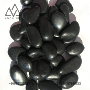 Black ornamental stones